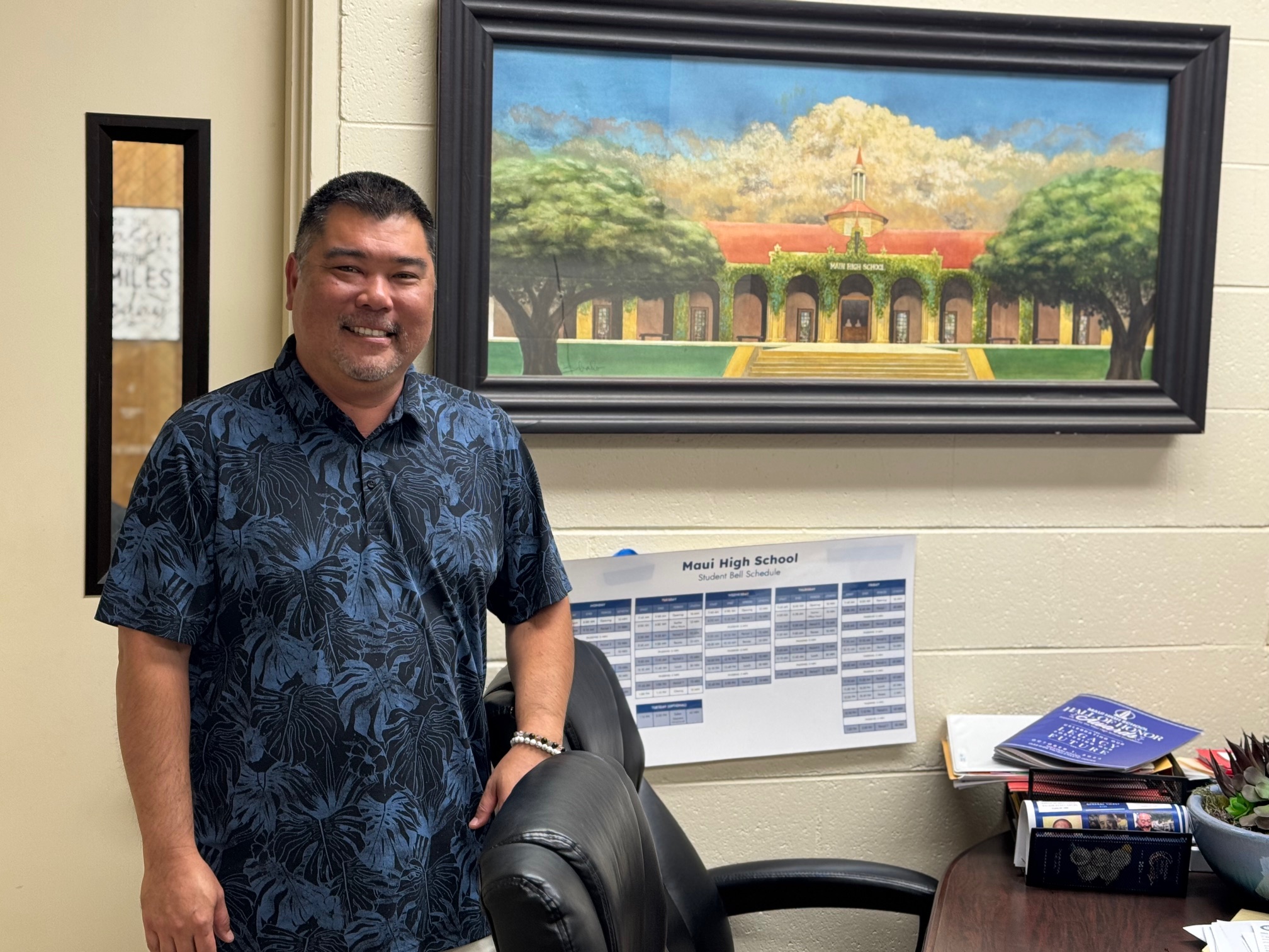 Ty Ogasawara will become the Maui High School principal in January. He moves from the same position at Pukalani Elementary School. HJI / ROB COLLIAS photo