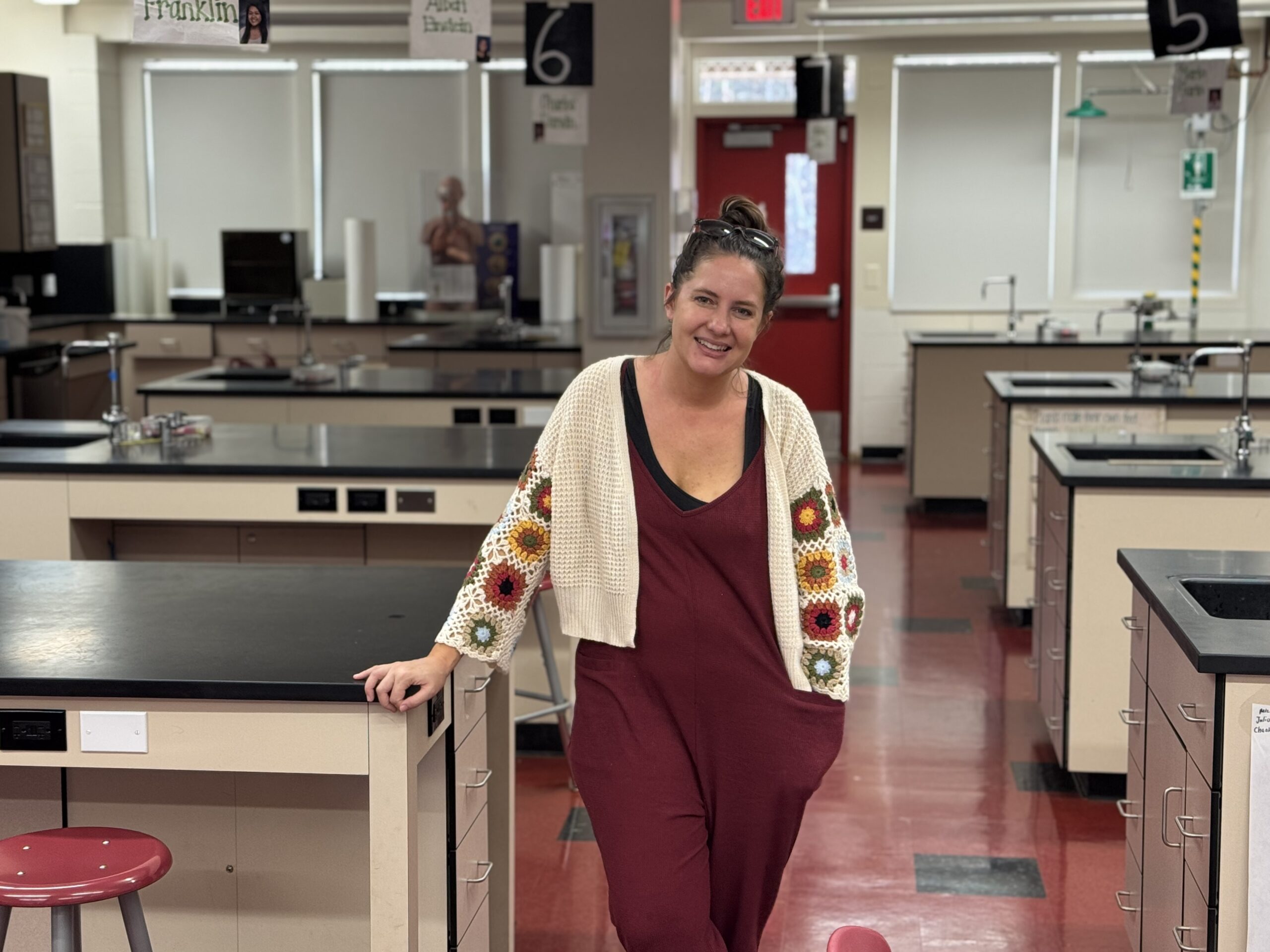 Arica Lynn has worked at Lahainaluna High School for more than a decade. She is the science department head who teaches biology at the West Maui school. HJI / ROB COLLIAS photo