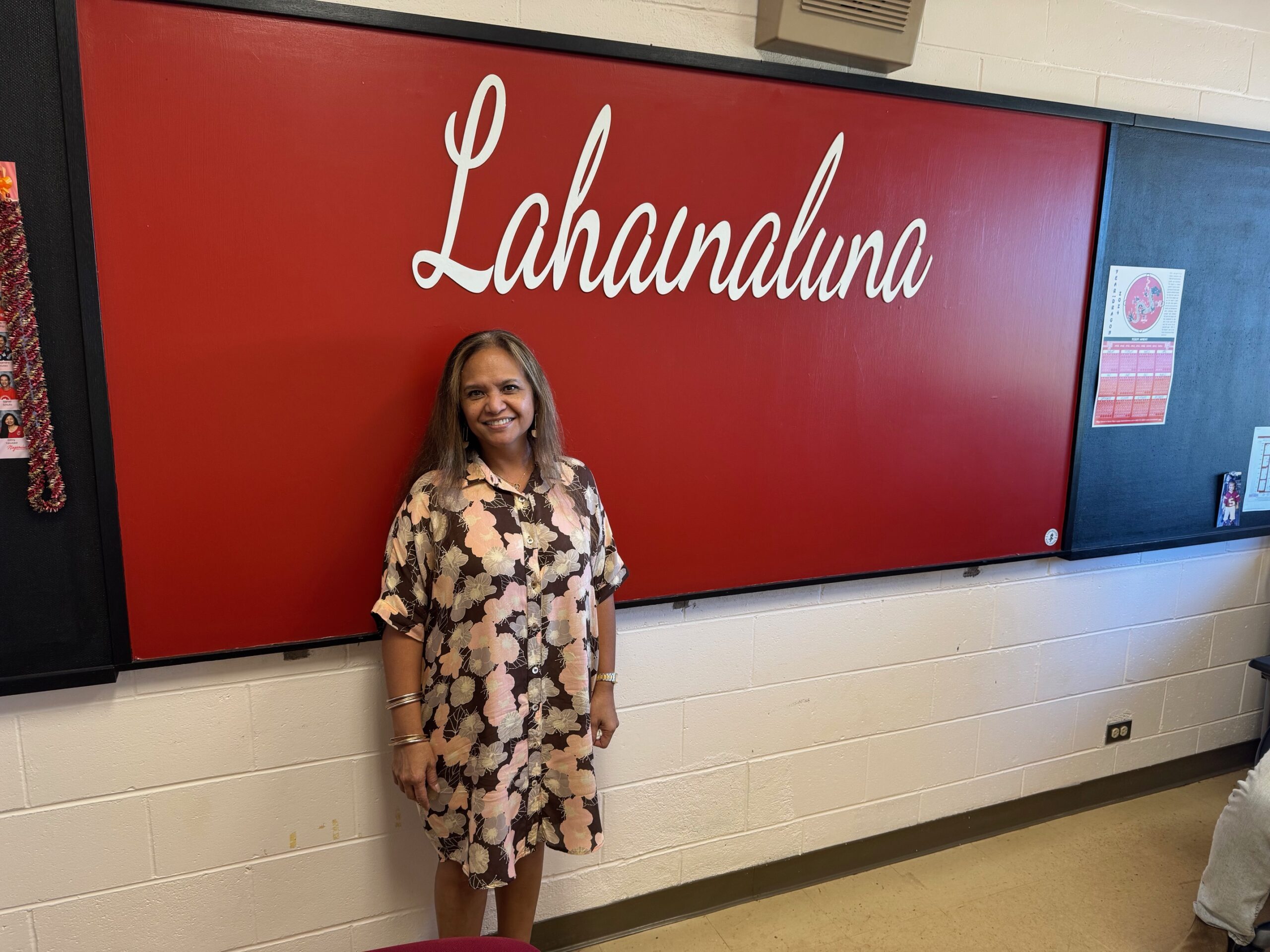 Sissy Rogers has worked at Lahainaluna High School for 20 years and is currently the school administrative service assistant. HJI / ROB COLLIAS photo